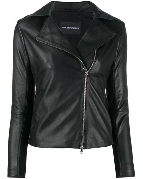 Women JACKET | Emporio Armani Leather jacket - black - GT15520 Emporio Armani black EA721G009-Q11 0 en-GB