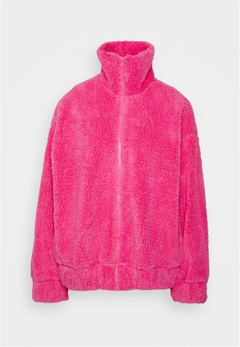 Women COAT | Nly by Nelly COZY JACKET - Fleece jacket - pink - JJ80331 Nly by Nelly pink NEG21U00Q-J11 0 en-GB