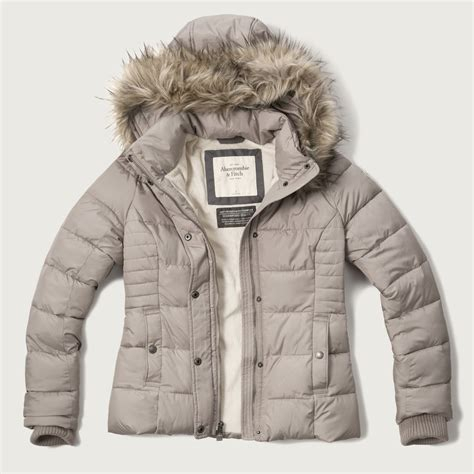 Women COAT | Abercrombie & Fitch BOYFRIEND - Winter jacket - goat gray morn trims/grey - MX49112 Abercrombie & Fitch goat gray morn trims A0F21J04N-C11 0 en-GB