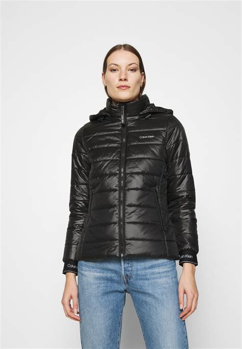 Women COAT | Calvin Klein ESSENTIAL SORONA JACKET - Winter jacket - black - JP57398 Calvin Klein black 6CA21U029-Q11 0 en-GB