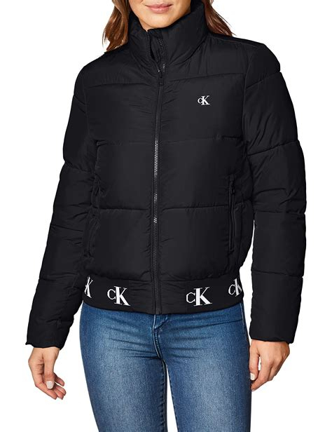 Women COAT | Calvin Klein Jeans LOGO PUFFER JACKET - Winter jacket - logo black/black - DI02167 Calvin Klein Jeans logo black C1821U03U-Q11 0 en-GB