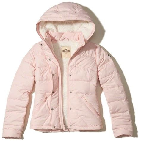 Women COAT | Hollister Co. RETRO FASHION PUFFER - Winter jacket - pale mauve/beige - SW41610 Hollister Co. pale mauve H0421U03M-B11 0 en-GB