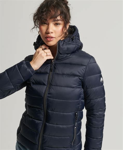 Women COAT | Superdry CLASSIC FUJI JACKET - Winter jacket - black - CP77489 Superdry black SU221U0CZ-Q11 0 en-GB