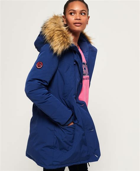 Women COAT | Superdry Winter jacket - blue/dark blue - SM98949 Superdry blue SU221G0FM-K11 0 en-GB