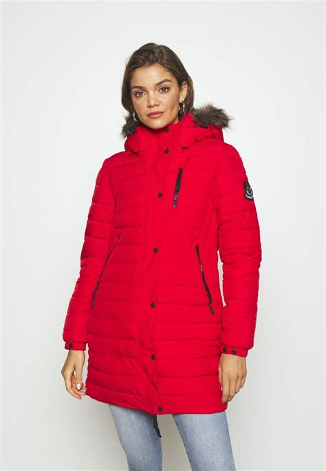 Women COAT | Superdry Winter jacket - risk red/red - FJ30871 Superdry risk red SU221U0E7-G11 0 en-GB