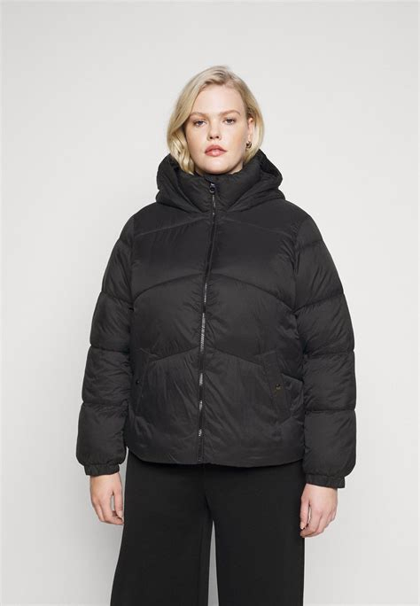 Women COAT | Vero Moda Curve VMUPSALA SHORT JACKET - Winter jacket - peat/dark green - VY15079 Vero Moda Curve peat VEE21U01V-M11 0 en-GB