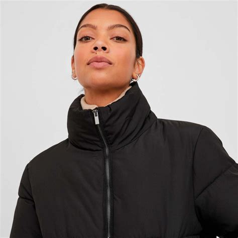 Women COAT | Vila VITATE HIGH NECKPADDED - Winter jacket - black - GF55065 Vila black V1021U0A0-Q11 0 en-GB