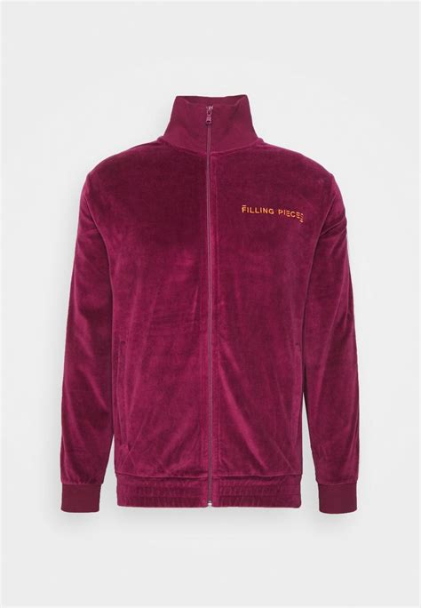 Women COAT | Filling Pieces TRACK JACKET VELVET UNISEX - Training jacket - burgundy/berry - ZM52263 Filling Pieces burgundy FIB21000S-I11 0 en-GB