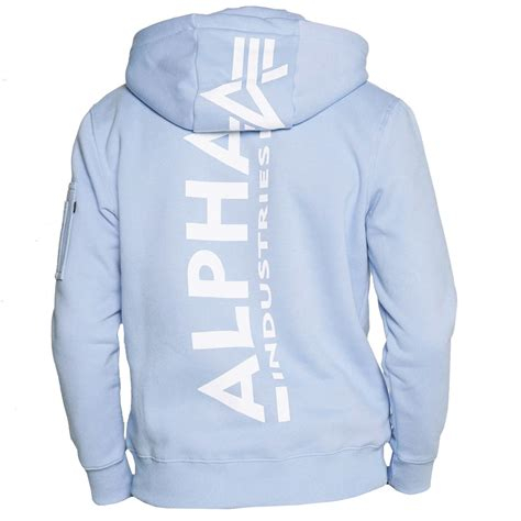 Women PULLOVER | Alpha Industries HOODY UNISEX - Sweatshirt - light blue - BB40358 Alpha Industries light blue AL5210001-K11 0 en-GB