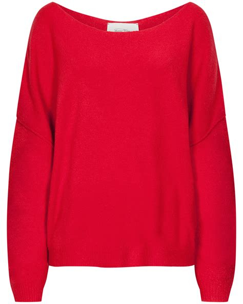 Women PULLOVER | American Vintage Sweatshirt - grenadine/red - OK31138 American Vintage grenadine AM221D0CD-G11 0 en-GB