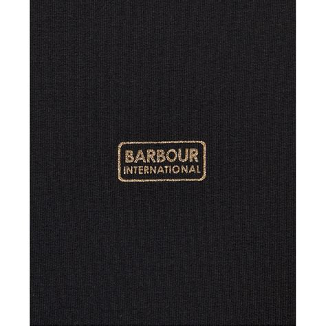 Women PULLOVER | Barbour International SUSPENSION OVERLAYER LOGO TIES - Sweatshirt - black - NO47831 Barbour International black BG821J014-Q11 0 en-GB