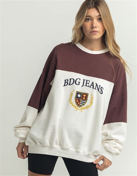 Women PULLOVER | BDG Urban Outfitters BDG CREST CREW NECK UNISEX - Sweatshirt - blue - TU56483 BDG Urban Outfitters blue QX721002W-K11 0 en-GB
