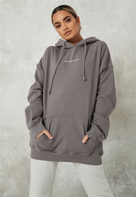 Women PULLOVER | Missguided OVERSIZED HOODIE - Hoodie - camel/off-white - AN48017 Missguided camel M0Q21J03E-B11 0 en-GB