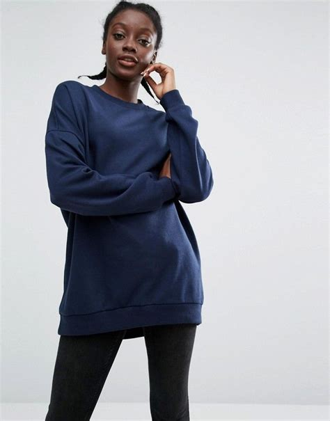 Women PULLOVER | Monki Sweatshirt - blue dark seoul print/blue - XD26472 Monki blue dark seoul print MOQ21D07O-K13 0 en-GB