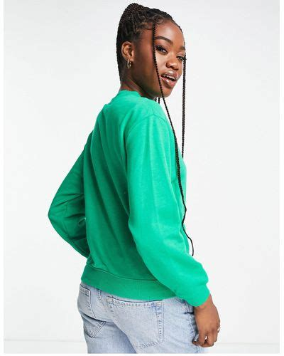 Women PULLOVER | Monki Sweatshirt - green/dark green - UO00169 Monki green MOQ21J02A-M11 0 en-GB