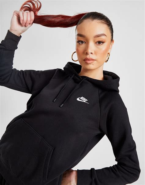 Women PULLOVER | Nike Sportswear HOODIE OVER SIZED - Hoodie - black - OQ28525 Nike Sportswear black NI121J0JF-Q12 0 en-GB