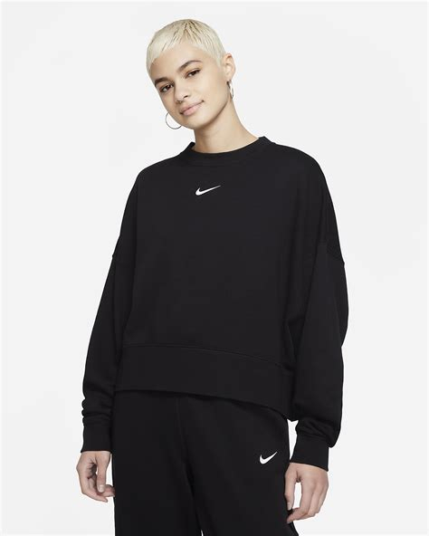Women PULLOVER | Nike Sportswear OVERSIZED  - Sweatshirt - white/black/white - HI64513 Nike Sportswear white/black NI121J0IB-A11 0 en-GB