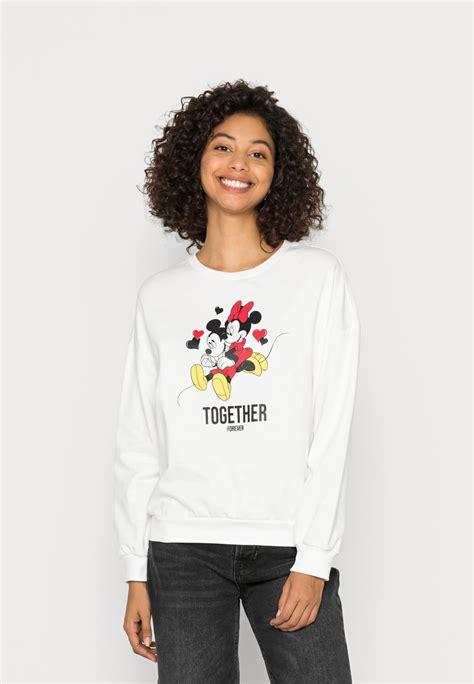 Women PULLOVER | ONLY DISNEY O-NECK LOVE - Sweatshirt - snow white minnie mickey together/white - UD03788 ONLY snow white minnie mickey together ON321J0X5-A11 0 en-GB