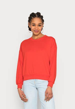 Women PULLOVER | ONLY ONLMIAMI O NECK - Sweatshirt - fiery red/red - UN47794 ONLY fiery red ON321J0W2-G11 0 en-GB