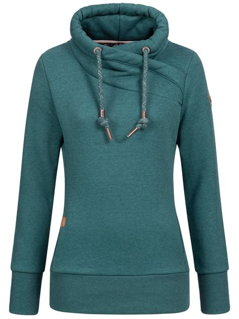 Women PULLOVER | Ragwear NESKA - Sweatshirt - aqua/light blue - CE82750 Ragwear aqua R5921J0EH-K11 0 en-GB