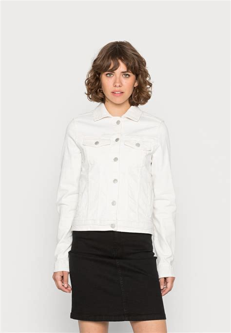Women COAT | Denim Project LARA JACKET - Denim jacket - white/white denim - KQ77013 Denim Project white DEO21G001-K13 0 en-GB