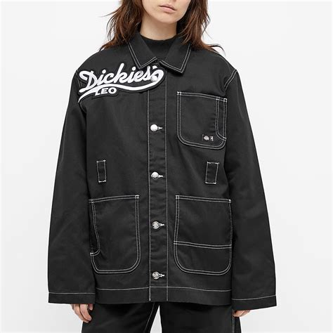 Women COAT | Dickies LEO X DICKIES JACKET - Denim jacket - black - NM08917 Dickies black DI621G00T-Q11 0 en-GB
