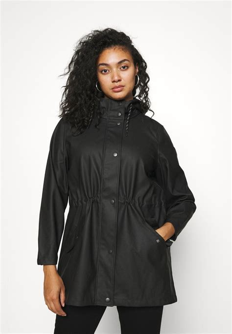 Women COAT | Vero Moda Curve VMKATRINA LOOSE JACKET - Denim jacket - black - MU60288 Vero Moda Curve black VEE21G00J-Q11 0 en-GB