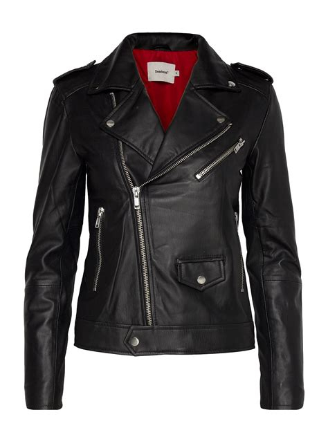 Women COAT | Deadwood RIVER ORIGINAL - Leather jacket - black - XL57532 Deadwood black D0U21U009-Q11 0 en-GB