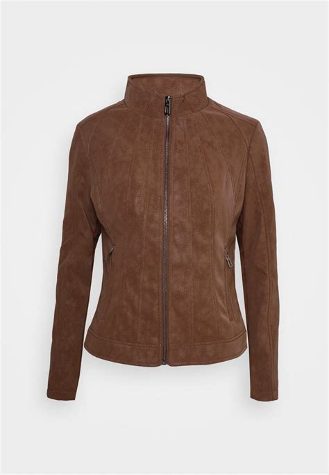 Women COAT | Desigual Faux leather jacket - brown - YI96760 Desigual brown DE121U04V-O11 0 en-GB