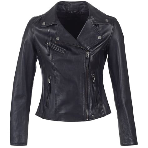 Women COAT | Oakwood RUBY - Leather jacket - black - HS56437 Oakwood black OA121U07Y-Q11 0 en-GB