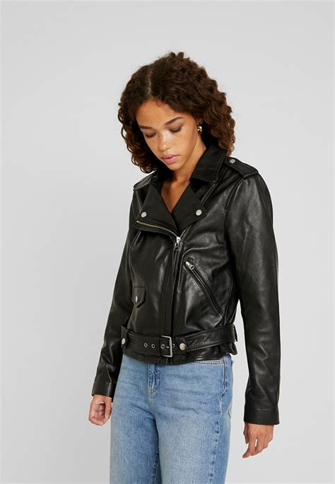 Women COAT | Object Tall OBJNANDITA JACKET - Leather jacket - black - CL48723 Object Tall black OB721G000-Q11 0 en-GB