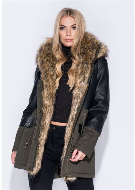 Women COAT | ONLY Faux leather jacket - tigers eye/beige - PY51903 ONLY tigers eye ON321G1GU-B11 0 en-GB
