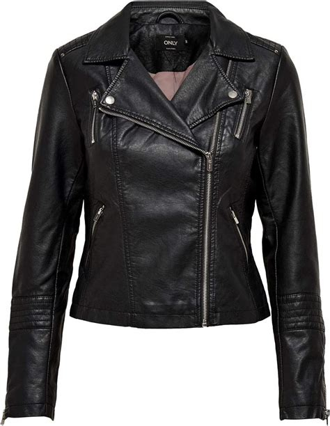 Women COAT | ONLY ONLGEMMA BIKER - Faux leather jacket - black - ZZ17881 ONLY black ON321G0RL-Q11 0 en-GB