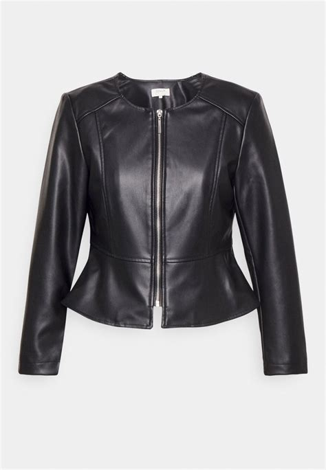 Women COAT | ONLY ONLSARAMY JACKET - Faux leather jacket - black - SW41393 ONLY black ON321G1EP-Q11 0 en-GB
