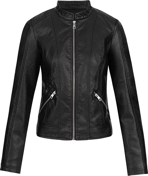 Women COAT | Vero Moda VMKHLOE JACKET - Faux leather jacket - black - MR80370 Vero Moda black VE121G0OD-Q11 0 en-GB