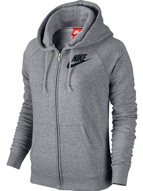 Women CARDIGAN | Nike Sportswear Zip-up sweatshirt - grey heather/white/mottled dark grey - HA85736 Nike Sportswear grey heather/white NI121J0BV-C11 0 en-GB