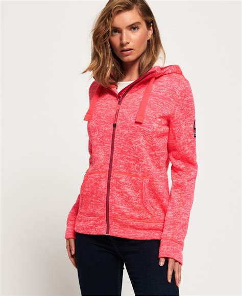 Women CARDIGAN | Superdry Zip-up sweatshirt - soft pink/pink - BA81098 Superdry soft pink SU221J1MR-J11 0 en-GB