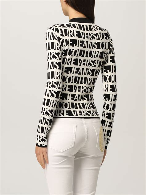Women CARDIGAN | Versace Jeans Couture HEAVY - Zip-up sweatshirt - white - TI65284 Versace Jeans Couture white VEI21J039-A11 0 en-GB