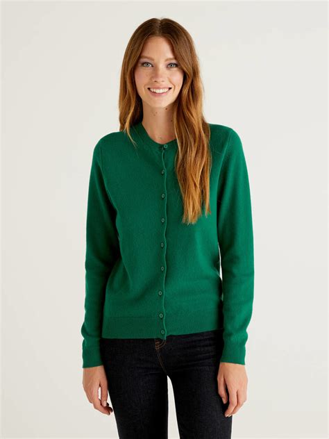 Women CARDIGAN | Esprit Cardigan - dark khaki/metallic green - FZ31590 Esprit dark khaki ES121I119-M11 0 en-GB
