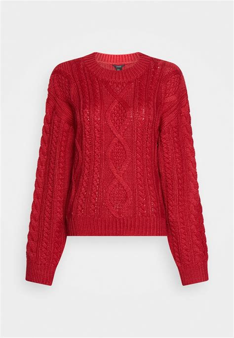 Women PULLOVER | Lindex SWEATER TAYLOR - Jumper - red - XF92849 Lindex red L2E21I02F-G11 0 en-GB
