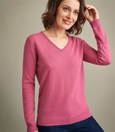 Women PULLOVER | pure cashmere HEART  - Jumper - pink/white/pink - HA30328 pure cashmere pink/white PUG21I009-J11 0 en-GB