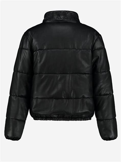 Women COAT | NIKKIE ADLEY PUFFER - Faux leather jacket - black - KV79703 NIKKIE black NIO21U00A-Q11 0 en-GB