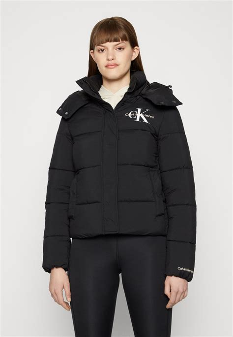 Women COAT | Calvin Klein Jeans SHORT FITTED PUFFER - Down jacket - black - TX56196 Calvin Klein Jeans black C1821U02T-Q11 0 en-GB