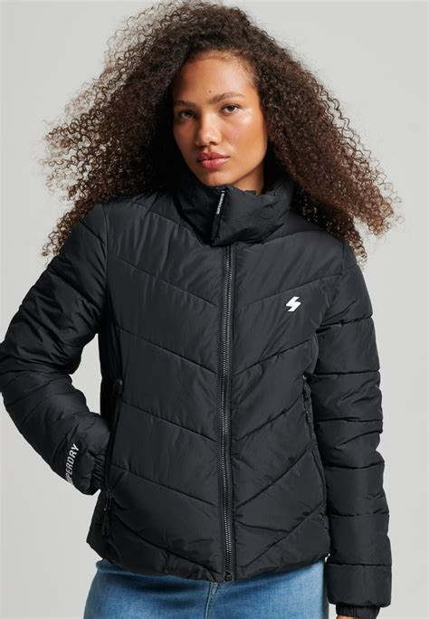 Women COAT | Superdry Down jacket - black velvet/black - JZ89680 Superdry black velvet SU221U0F0-Q11 0 en-GB