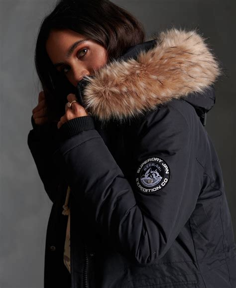 Women COAT | Superdry MOUNTAIN - Down jacket - black - FZ00683 Superdry black SU223L001-Q11 0 en-GB