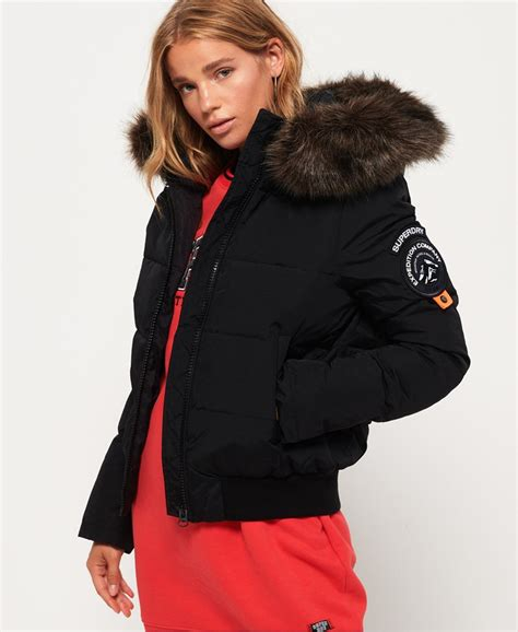 Women COAT | Superdry MOUNTAIN  - Down jacket - black - FZ00683 Superdry black SU223L001-Q11 0 en-GB